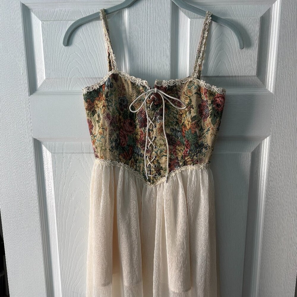 Cider Secret Garden Corset Mini Dress